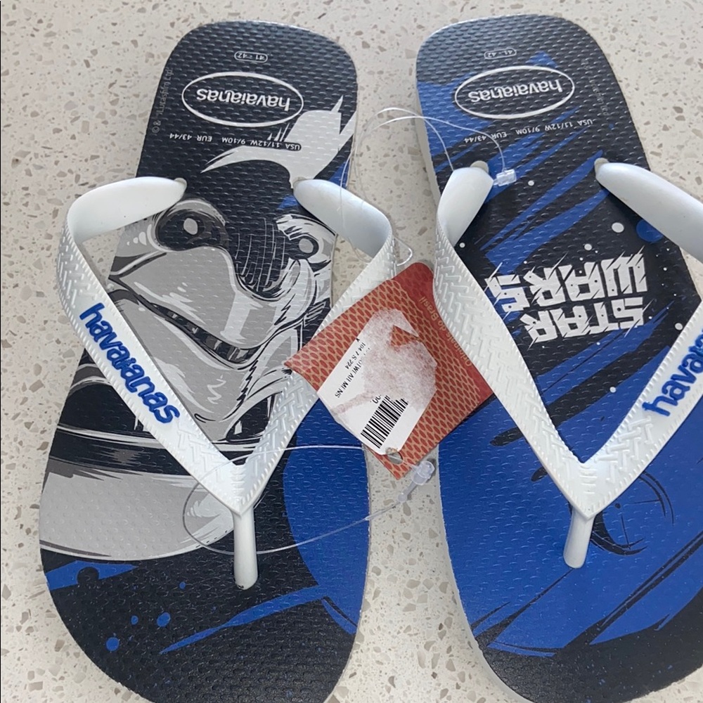 Havaianas Star Wars Flip Flops - Blue and Black
